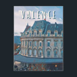 Valence Foto Vintage Postkarte<br><div class="desc">Valencia ist eine Gemeinde im Südosten Frankreichs,  Präfektur des Departements Drôme in der Region Auvergne-Rhône-Alpes.</div>