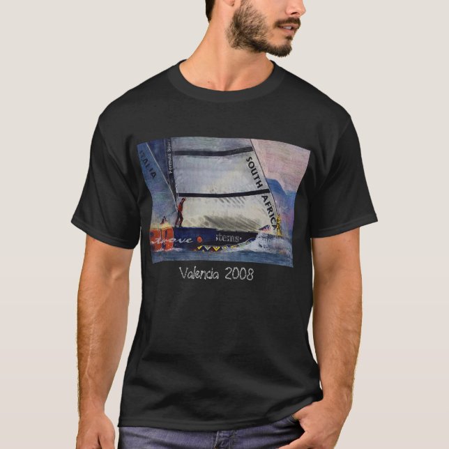 Valencia 2008 - Schale Amerikas s T-Shirt (Vorderseite)