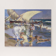 Valencia Beach Morgenlicht | Joaquí n Sorolla |