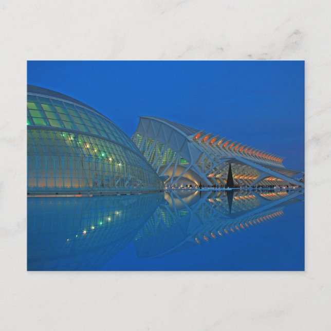 Valencia - Ciudad de las Artes y las Ciencias Postkarte (Vorderseite)