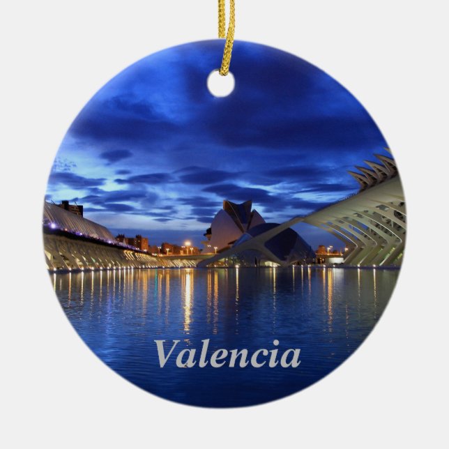 Valencia durch Nachtverzierung Keramikornament (Vorne)