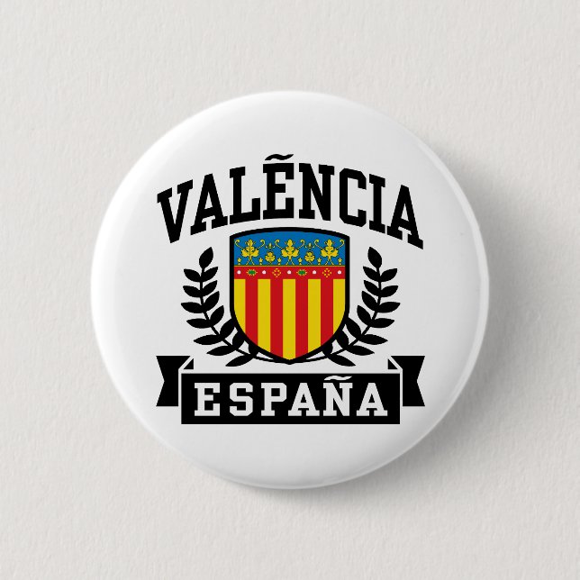 Valencia Espana Button (Vorderseite)