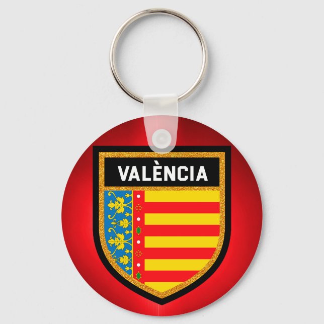 València Flag Schlüsselanhänger (Vorderseite)