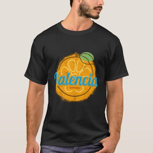 Valencia Orange Spanien für Urlaub T-Shirt (Vorderseite)