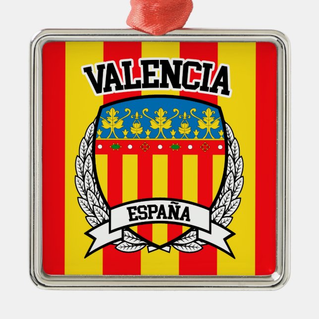 Valencia Ornament Aus Metall (Vorne)