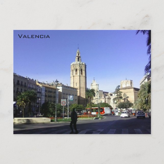 Valencia Postkarte (Vorderseite)