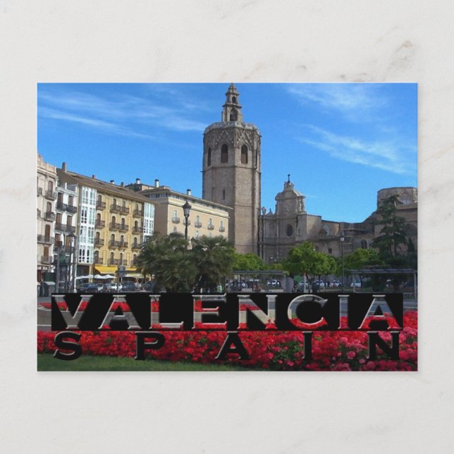 Valencia Postkarte (Vorderseite)