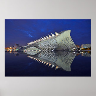 Valencia Reflection Poster
