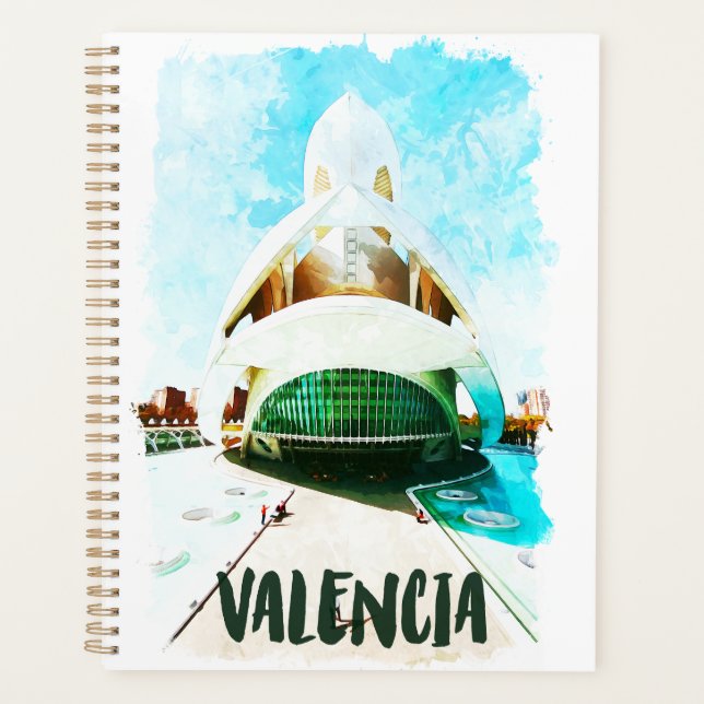 Valencia Spanien Palau de les Arts Reina Sofía Planer (Vorderseite)