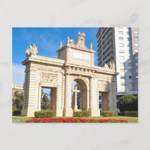 Valencia, Spanien Postkarte