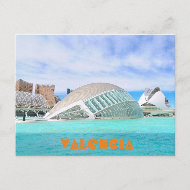 Valencia, Spanien Postkarte (Vorderseite)