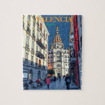 Valencia Spanien Reise Kunst Vintage