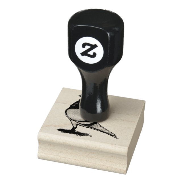 Valencian Figurita Pigeon Gummistempel (Stempel)