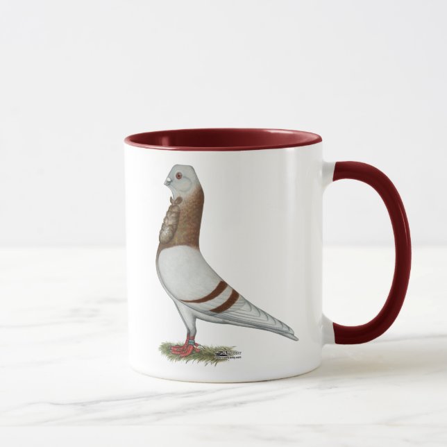 Valencian Figurita Pigeon Tasse (Rechts)