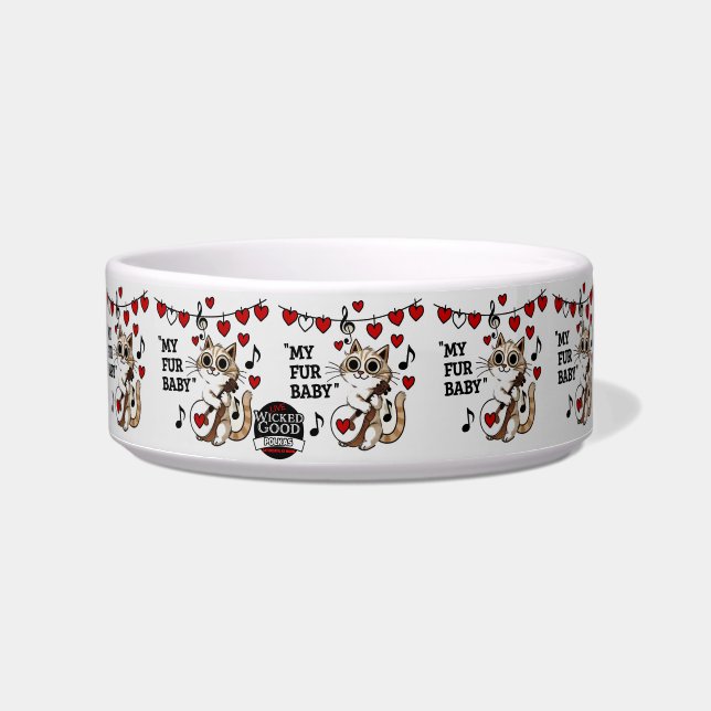 Valenine's Ceramic Pet Bowl Napf (Vorderseite)