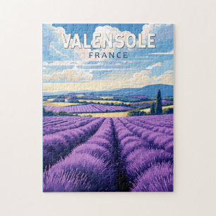 Valensole France Travel Art Vintag