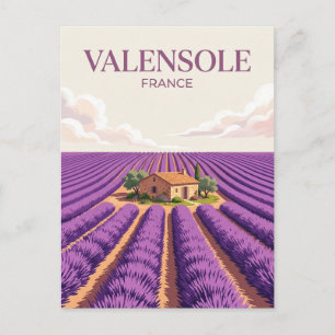 Valensole-Hochebene Frankreich Postkarte