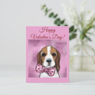 VALENTIN BEAGLE POSTKARTE
