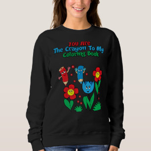 Valentin Day Cupid Celebrate Liebe Funny Quote Cou Sweatshirt