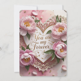 Valentin-Tageskarten Einladung