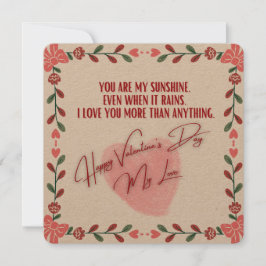 Valentin-Tageskarten Feiertagskarte