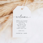 VALENTINA Modernes Minimalistisches Boho Wedding W Geschenkanhänger<br><div class="desc">Die BLAIR Wedding Collection verfügt über eine boho-Skripttypografie und ein modernes minimalistisches Layout. Dieser skurrile Schriftart und die schlichte Anordnung sorgen für einen bleibenden Eindruck bei Ihren Gästen.</div>