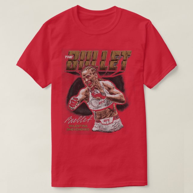 Valentina Shevchenko The Bullet Grunge TShirt (Design vorne)