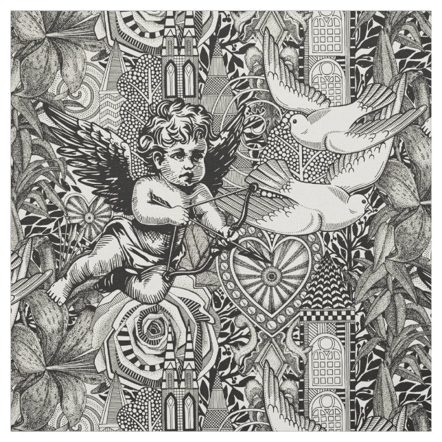 Valentinalperle Stoff (Muster)