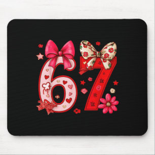 Valentine 67 Lustige Sechs Sieben Meme Coquette Sc Mousepad