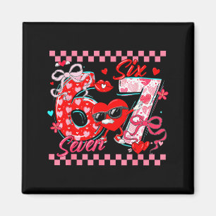 Valentine 67 Six Seven Meme Dabbing Herzen passend Magnet