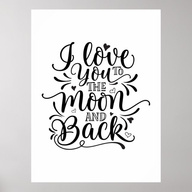 Valentine Art I Liebe Poster (Vorne)