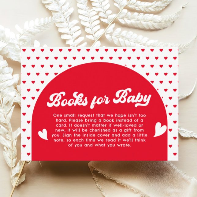 Valentine Baby Showbuchanfrage Begleitkarte (Von Creator hochgeladen)