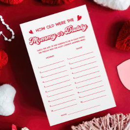 Valentine Baby Showrate Age Mommy Daddy Game