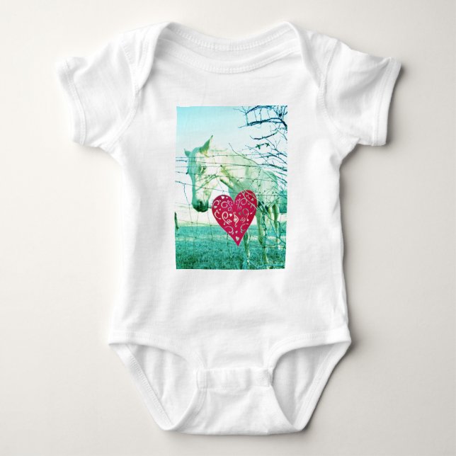 Valentine Baby Strampler (Vorderseite)
