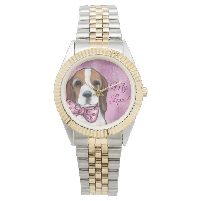 VALENTINE BEAGLE ARMBANDUHR (Vorderseite)
