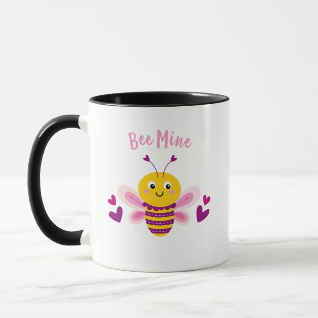 Valentine Bee Mine Tasse (Links)