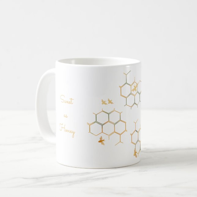 Valentine Bee Mug (Devant gauche)