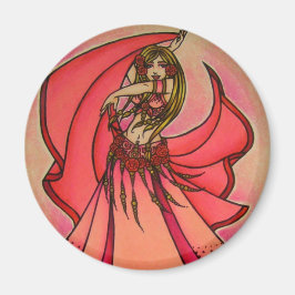 Valentine Belly Dancer Magnet