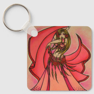 Valentine Belly Dancer Schlüsselanhänger