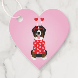 Valentine Bernese Mountain Dog Geschenkanhänger
