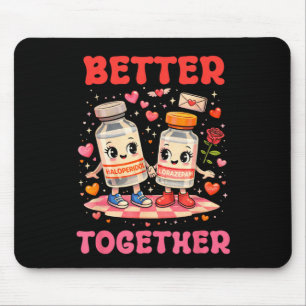 Valentine Better Together Krankenschwester Nk Bow Mousepad