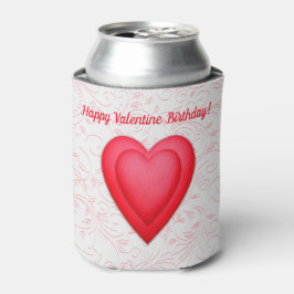 Valentine Birthday Extravagant Red Hearts Dosenkühler