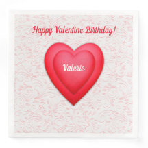 Valentine Birthday Extravagant Red Hearts