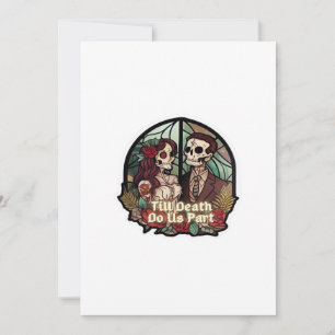 Valentine bis zum Tod tun uns Teil Classic Feiertagskarte