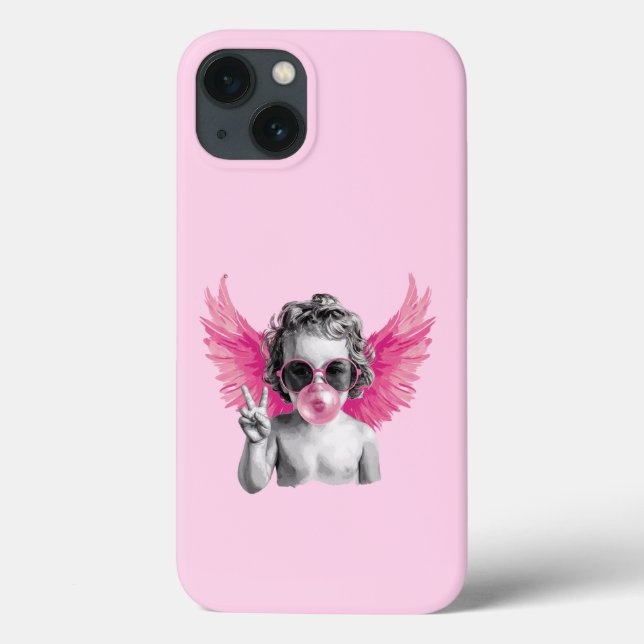 Valentine Blubble Cupid Valentinstag Case-Mate iPhone Hülle (Rückseite)