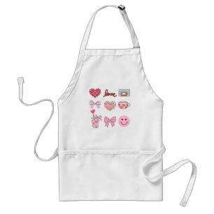 Valentine-Bogen-Herz-Kaffee Schürze