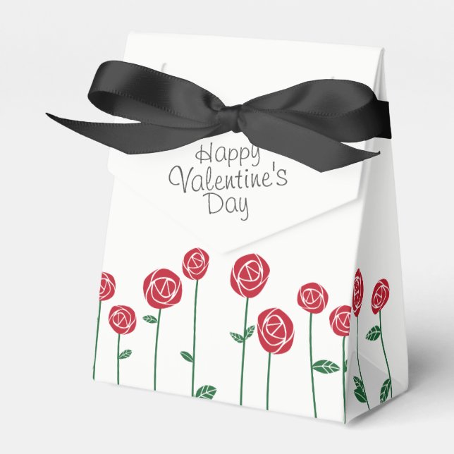 Valentine Bouquet von Rote Rosen Geschenkschachtel (Vorderseite)