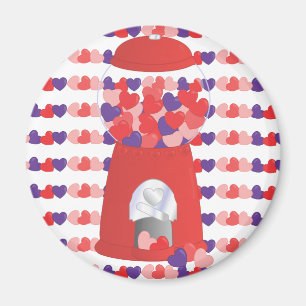 Valentine Bubblegum Magnet