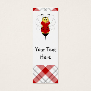 Valentine Bumble Bee Lesezeichen