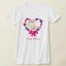 Valentine Bunny Mama T - Shirt